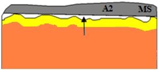 Após o revestimento dos substratos realizou-se ensaio metalográfico (corte, lixamento, polimento e ataque químico nital a 3% ) para se fazer o cálculo da diluição, ensaio de microdureza Vickers e em