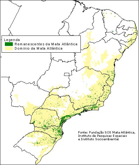 MATA ATLÂNTICA Diversidade, Endemismos e Espécies Ameaçadas da Mata