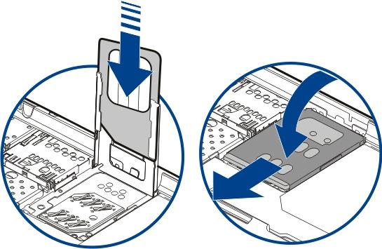 12 Introdução 6 Ajuste o compartimento do cartão SIM no lugar. Deslize a tampa do compartimento do cartão SIM para travá-la.