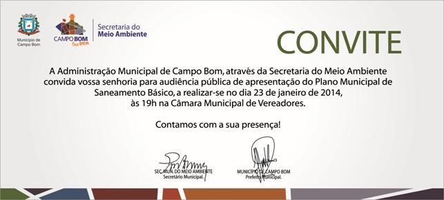 Audiência do PMSB