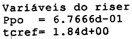 d+03! % peso! C CgO = 1.556d+00! % peso TRTO = 5.39d+02/1.d+03 zo(l)= 1.927d-02! C! - zo(2)= 1.3581d-Ol! - zo(3)= 2.484d-02! - zo(4)= 7.5936d-Ol! - zo(5)= 6.072d-02! - ~O = 4.d-02! % peso TRGO = 7.