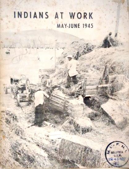 Indians at Work. V. 13, Nº 1 Ano: 1945 América Indígena.