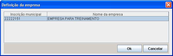 perfil de contador, contribuinte, condomínios ou administrador e, em seguida, clique no botão Ok ; Para cancelar este procedimento, clique no botão Cancelar ; Para