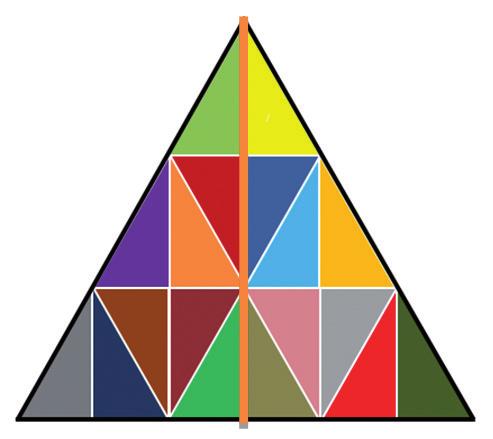Quanto mede, em centímetros, o perímetro do triângulo escaleno? P = 5,19 + 6 + 3 = 14,19 cm. Quanto mede, em centímetros, a altura do triângulo equilátero?