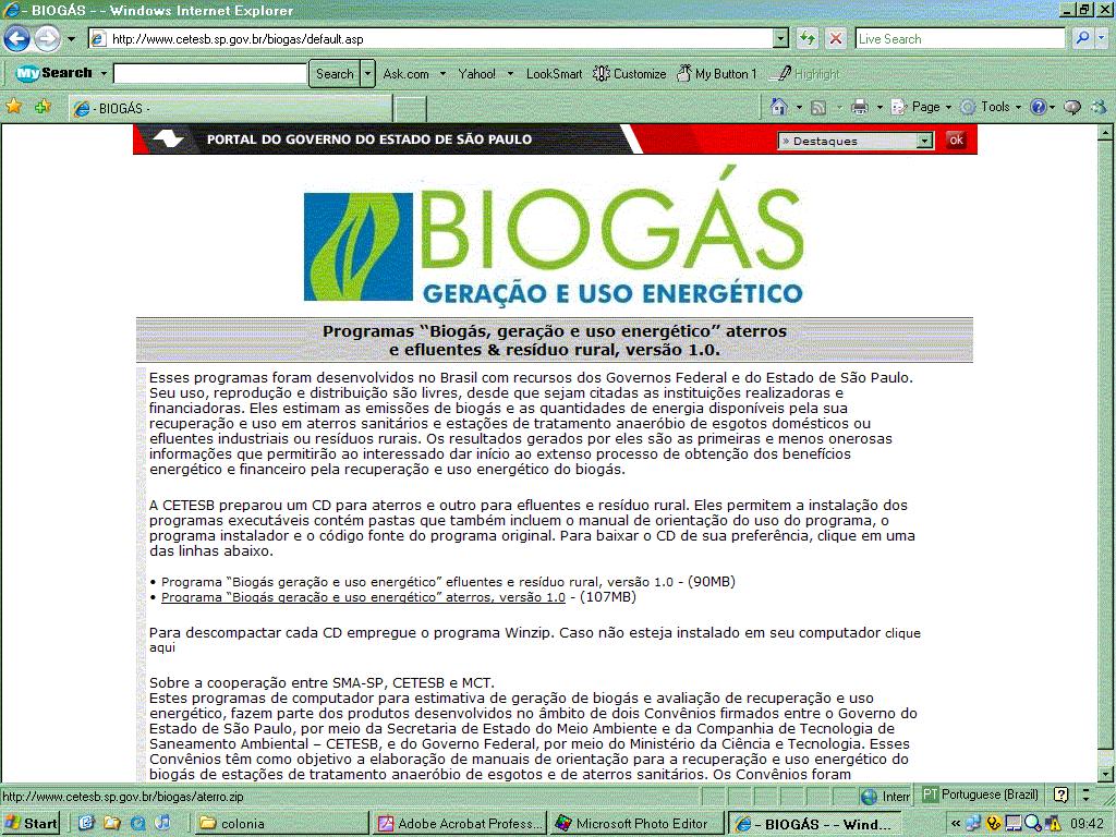 Research and Development Available at www.cetesb.sp.gov.