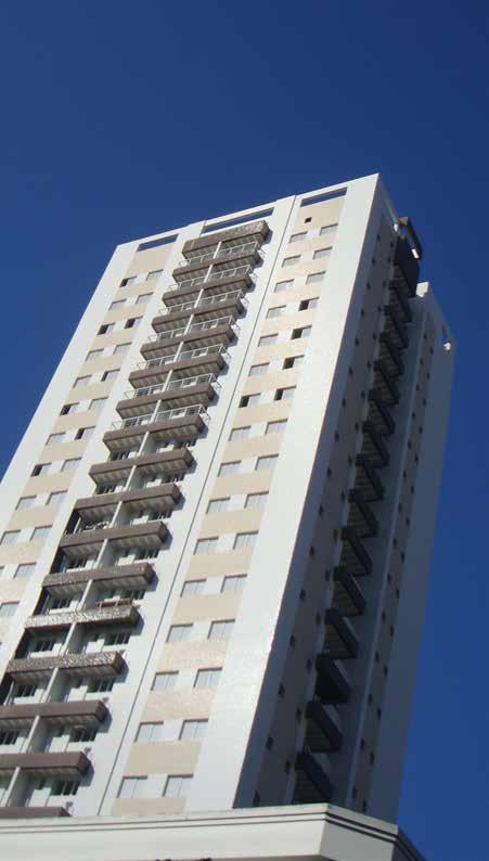 RESIDENCIAL ILHA DE COZUMEL PEX Edificação com 1 torre, 18 pavimentos e 72 apartamentos. Engeplus Construtora e Incorporadora Ltda.