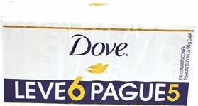 150g 1,59 Sabonete Dove regular 90g Leve