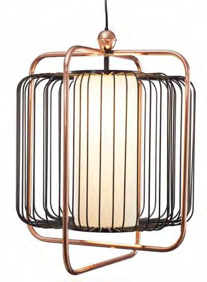 jules jules suspension lamp ø: 25 in h: 28 in lacquered