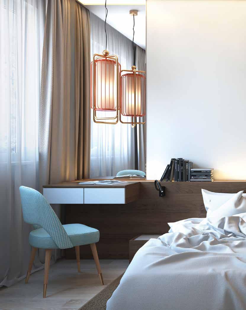 jules jules II suspension lamp ø: 12 in h: 25 in lacquered metal, brass or copper and cotton shade energy saving bulbs E27 / 1x23W