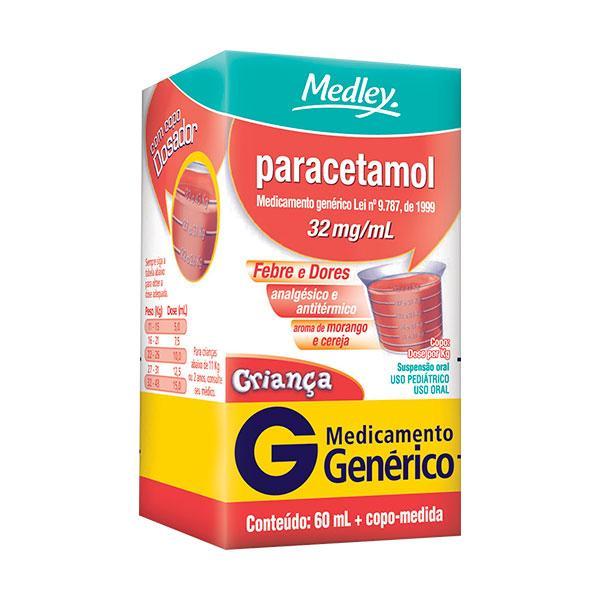 Exemplo 3 - Paracetamol Medicamento Genérico: Paracetamol Medicamento de Referência: Tylenol Criança Forma Farmacêutica: