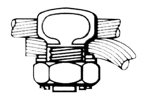 Equipamentos para Redes de Terra Ligadores Diversos TIPO ROSCA CONDUTORES ADMISSÍVEIS PASSANTE CU mm2 DERIVADO CU mm2 KS 90 4-6 1,5-6 KS 15 6-8 2,5-8 KS 17 10 2,5-8 KS 20 10-16 2,5-16 2,60 KS 22