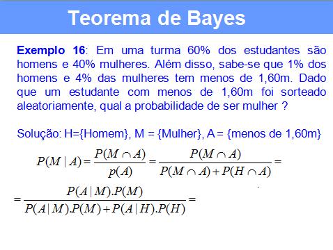 Teorema de Bayes Prof.