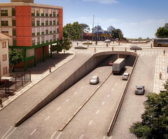 cruzamento entre a rua Dom Pedro II e avenida Cristóvão Colombo (fonte: AUDIÊNCIA.