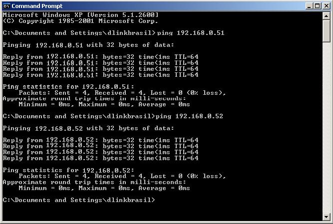 14- Como na imagem da página anterior o comando ping apresentou resposta, isso significa que está navegando na internet, agora para verificar a conectividade dos outros dois Access Points será