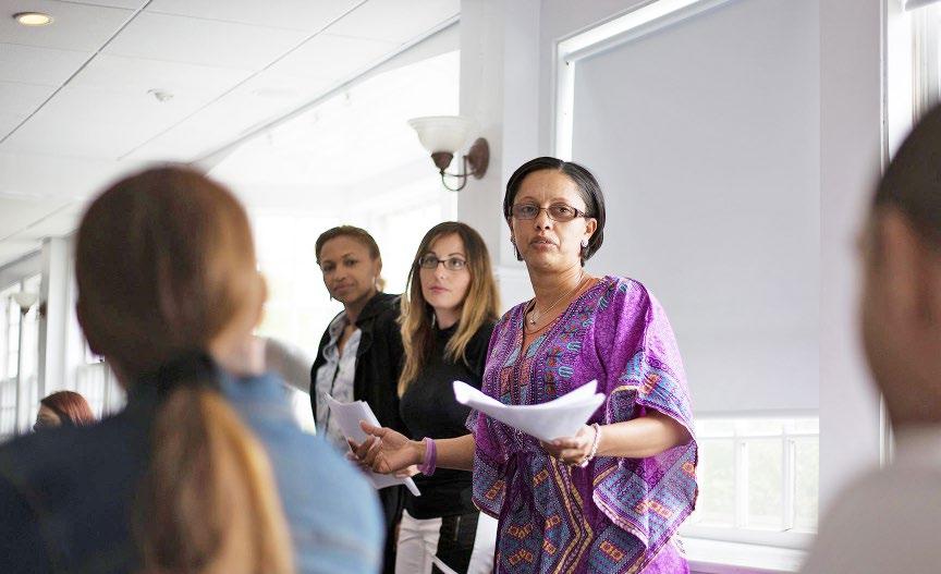 Ferreira, MA, Director of Domestic Violence & Sexual Assault Services, and Immigrant Integration Services Maria Gomes-Almeida, Office Manager & Volunteer