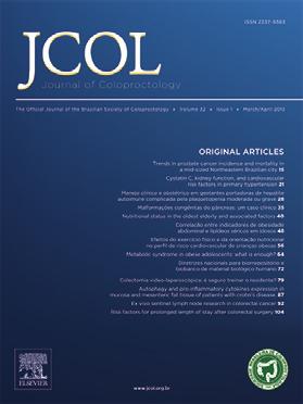 J COLOPROCTOL. 2013;33(2):62 69 Journal of Coloproctology www.jcol.org.