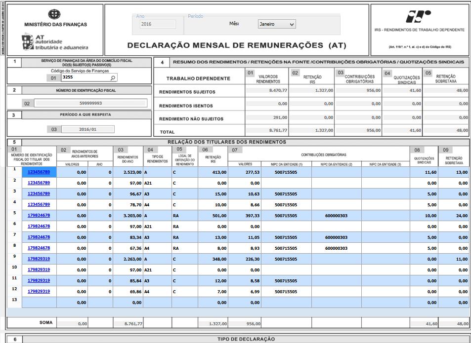 05 MAPAS Tal cm n anterir prcess, a sbretaxa de IRS apurada pde ser cnsultada ns mapas GRH, cm a Flha de Férias u Resum e encargs, nã existind qualquer alteraçã neste cntext.