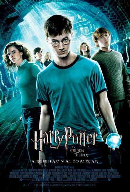 Imagem 33: Pôster do filme Harry Potter e a Ordem da Fênix para os cinemas brasileros.