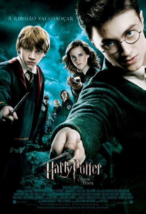 Imagem 34: Pôster final do filme Harry Potter e a Ordem da Fênix para os cinemas