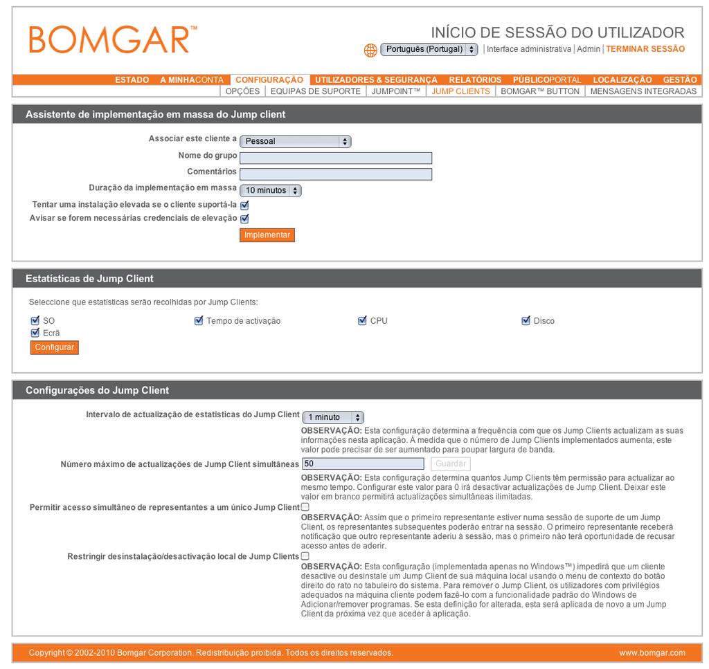 A opção será predefinida para o instalador apropriado do seu sistema operativo.