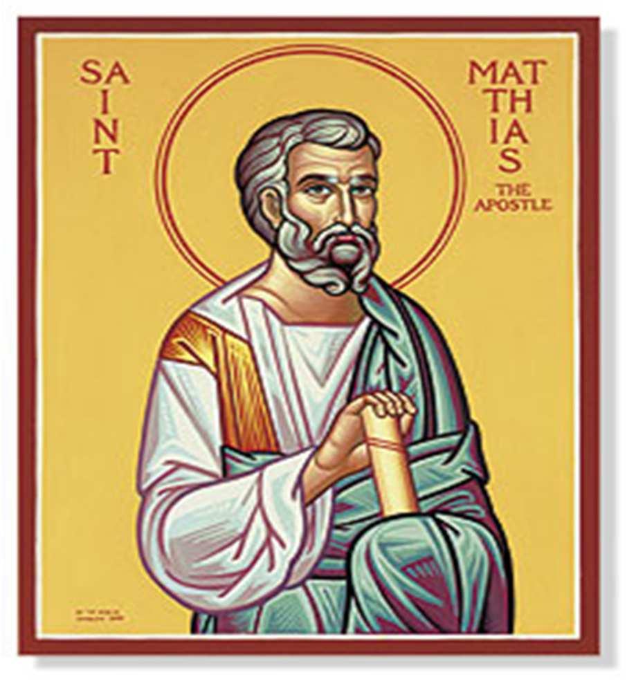 Matias Era um dos numerosos discípulos que seguiram Jesus, desde o começo de sua vida pública.