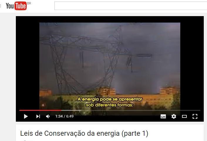 MÓDULO 2 ENERGIA E TRABALHO Atividade 1 : Relembrando o Conceito de Energia e Conservação de Energia.