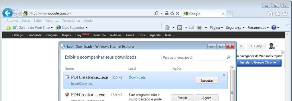 Gerenciador de Downloads: O Gerenciador de