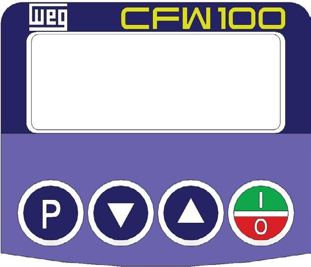 HMI e Programação Básica 4 HMI E PROGRAMAÇÃO BÁSICA 4.1 USO DA HMI PARA OPERAÇÃO DO INVERSOR Através da HMI é possível o comando do inversor, a visualização e o ajuste de todos os parâmetros.