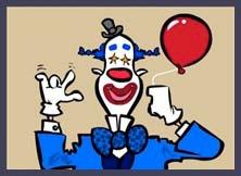 9 - Repetição de termos com significados diferentes (double embedding) The clown that is holding the ballon that is red, is red. O palhaço que está segurando o balão que é vermelho, é vermelho.
