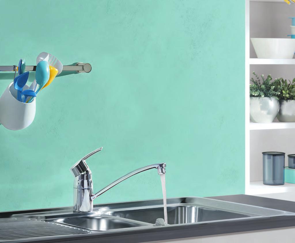 START Construída para durar, a GROHE Start combina o design contemporâneo com a tecnologia de ponta e como características.