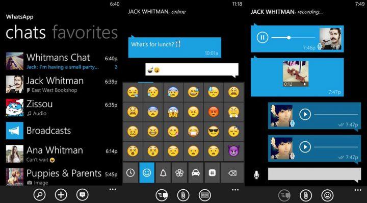 2 - WhatsApp Não saindo do assunto COMUNICAÇÃO, o WhatsApp Messenger é uma aplicação GRATUITA para Windows Phone e Windows 10 Mobile que utiliza a sua ligação à Internet (dados móveis ou Wi-Fi) para