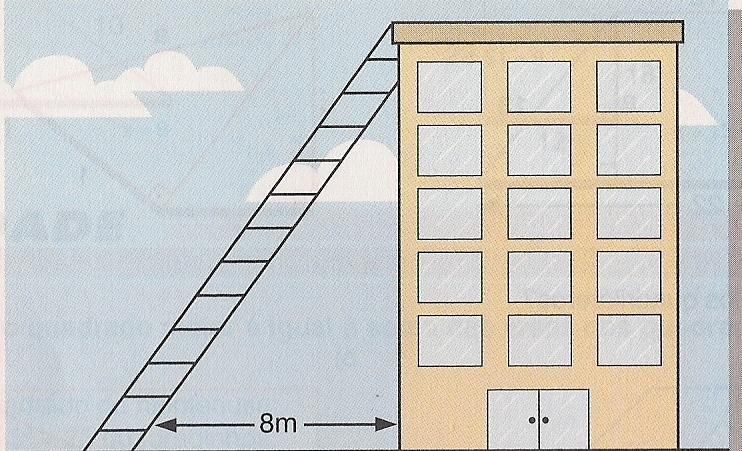 18) Um fazendeiro quer colocar uma tábua em diagonal na sua porteira.