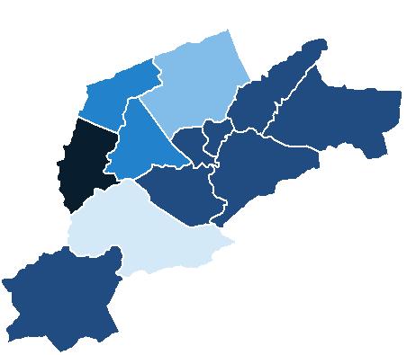 3. Características da Região Centro Norte Fluminense: 388 mil habitantes que representam 2,3% da população do estado. Nova Friburgo concentra 48% da população do Centro Norte.