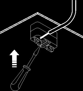 Utilize broca 6 mm, parafusos e buchas compatíveis. Em seguida encaixe os pontos indicados do seu aparelho nos parafusos, fixando-o na parede. Canaletas: Para que você possa acomodar os fios.