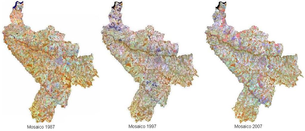 apenas as bandas 3, 4 e 5 (3B4G5R), pois de acordo com informações extraídas de Rosa (2007) e INPE (2008) apresentam-se mais adequadas com os objetivos propostos pela pesquisa.