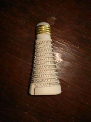 87 Figura 5B: Cone de porcelana com resistência de 600 w usada