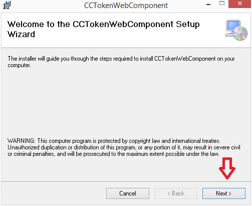 Figura 1- Aviso para instalação do componente Na Figura 1.