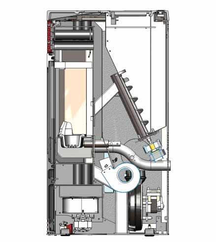 PORTUGUÊS PRINCÍPIO DE FUNCIONAMENTO A salamandra CHIP PLUS foi projetada para produzir ar quente utilizando como combustível pellets de madeira, cuja combustão é gerida eletronicamente.