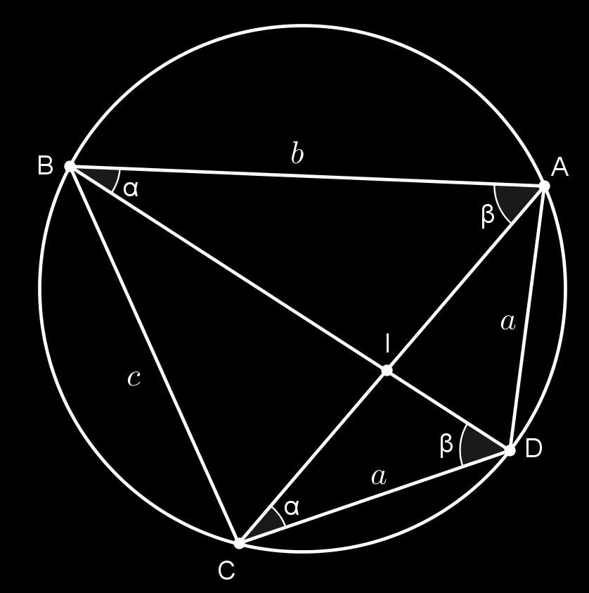 Como qualquer quadrado é inscritível, já que seus ângulos opostos são suplementares, basta aplicar o teorema de Ptolomeu: d d = l l + l l, ou seja, d 2 = l 2 + l 2, segue que d = l 2. 4.