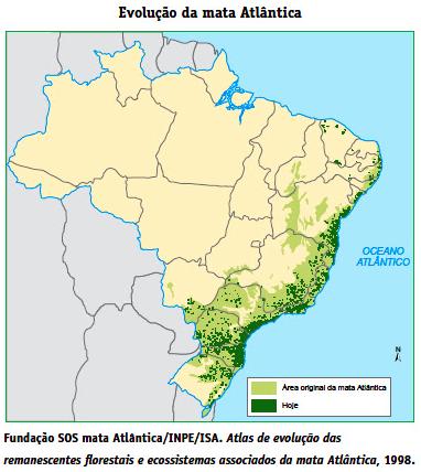 6. (1,0) Dentre os domínios morfoclimáticos brasileiros, podemos destacar o de Mares de Morros como o mais alterado em relação aos demais.