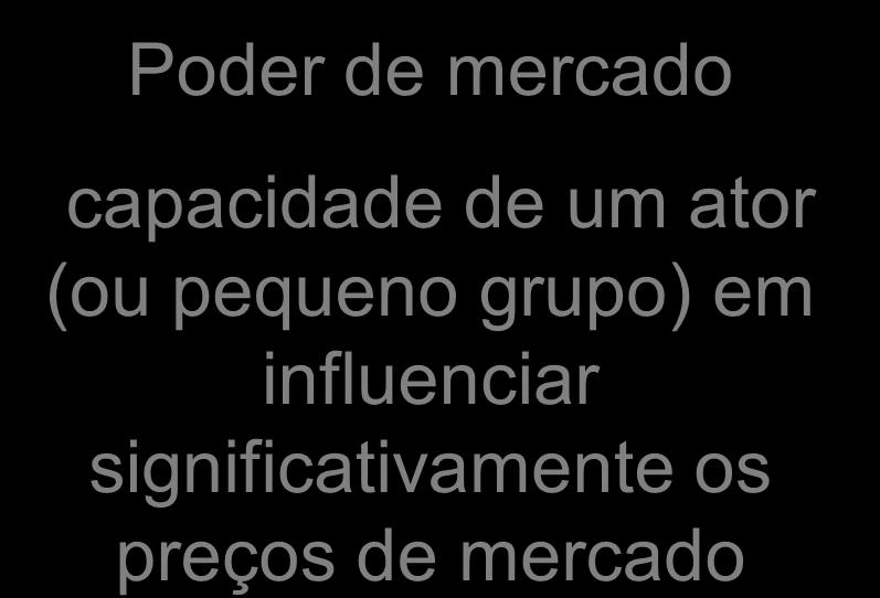 seu redor Poder de mercado capacidade de um