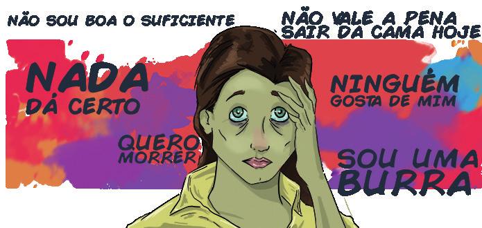 ESTILO DE PENSAMENTO Pessoas deprimidas tendem a apresentar um padrão semelhante de pensamento: Ótica negativa Costumam enxergar a si mesmas e aos outros sobre uma ótica negativa e normalmente