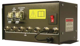 pressure regulator, regulador de contrapressão) WIC-AC IN 230V AC WIC-H2O IN WIC-Air IN (optional)