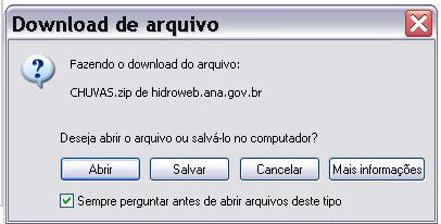 download dos dados de