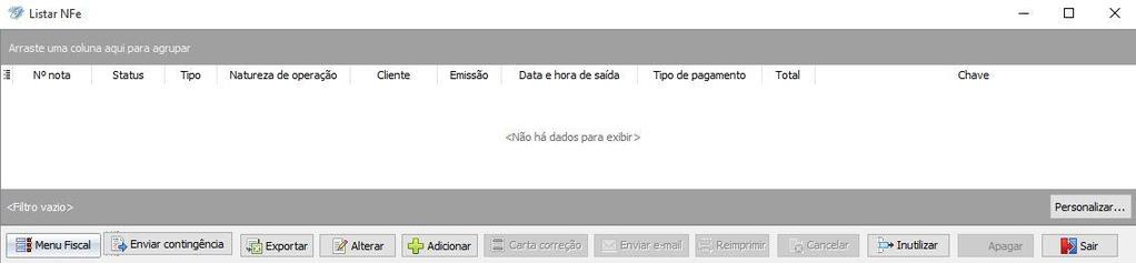 Cancelar NFCe Para cancelar, selecione a venda. OBS: deve estar dentro do Prazo em vigor.