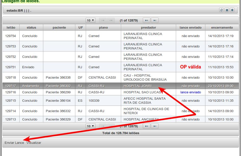 O estado inicial que vem no seu filtro é o estado da sua empresa, mas pode ser alterado para o estado que deseje.