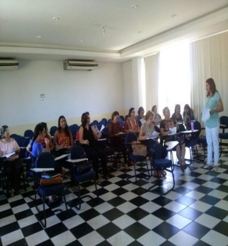 Em Anápolis, o encontro aconteceu no Col. Est. Prof. Faustino e estiveram presentes os professores de apoio de Anápolis, Goianápolis, Teresópolis de Goiás, Alexânia e Abadiânia.