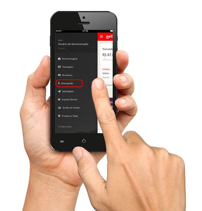 QUERO ANTECIPAR MINHAS VENDAS Dica Getnet NO APP VOCÊ FAZ A ANTECIPAÇÃO DE SUAS VENDAS EM