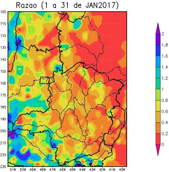 Informativo Sobre a Precipitação 03 SUREG/BH e SA Fevereiro 2017