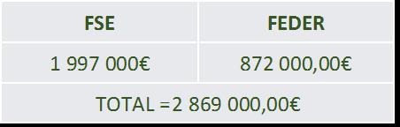 Taxas e limites de financiamento: Financiamento não reembolsável Dotação disponível: O apoio FEDER é calculado sobre o investimento elegível à taxa de 40%.